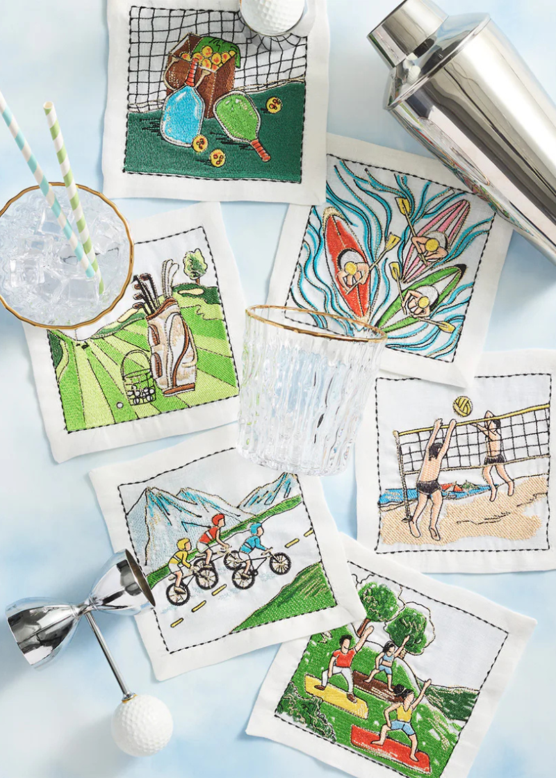 Voyage Cocktail Napkins (Set of 6)