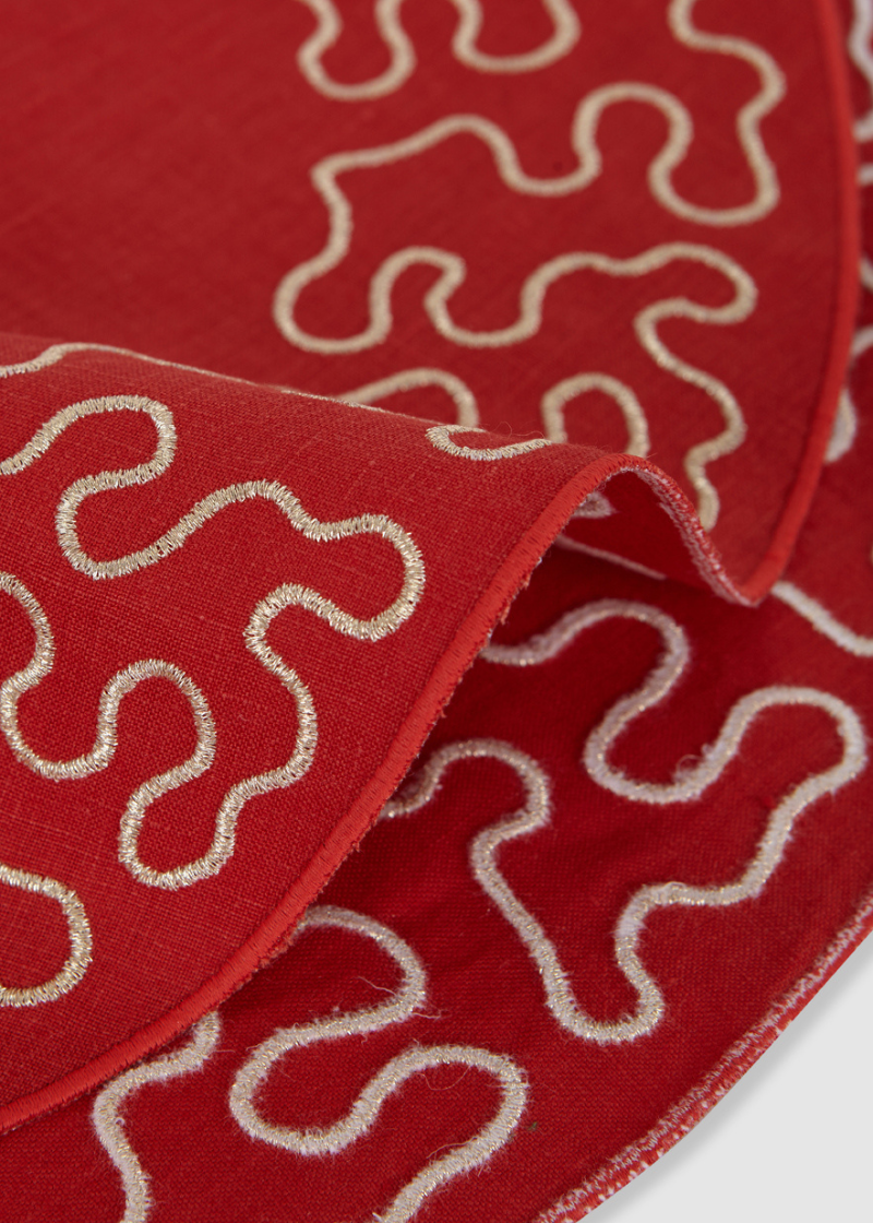 Red Aurora Placemat