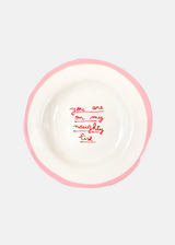 Kiss & Tell Dessert Plate